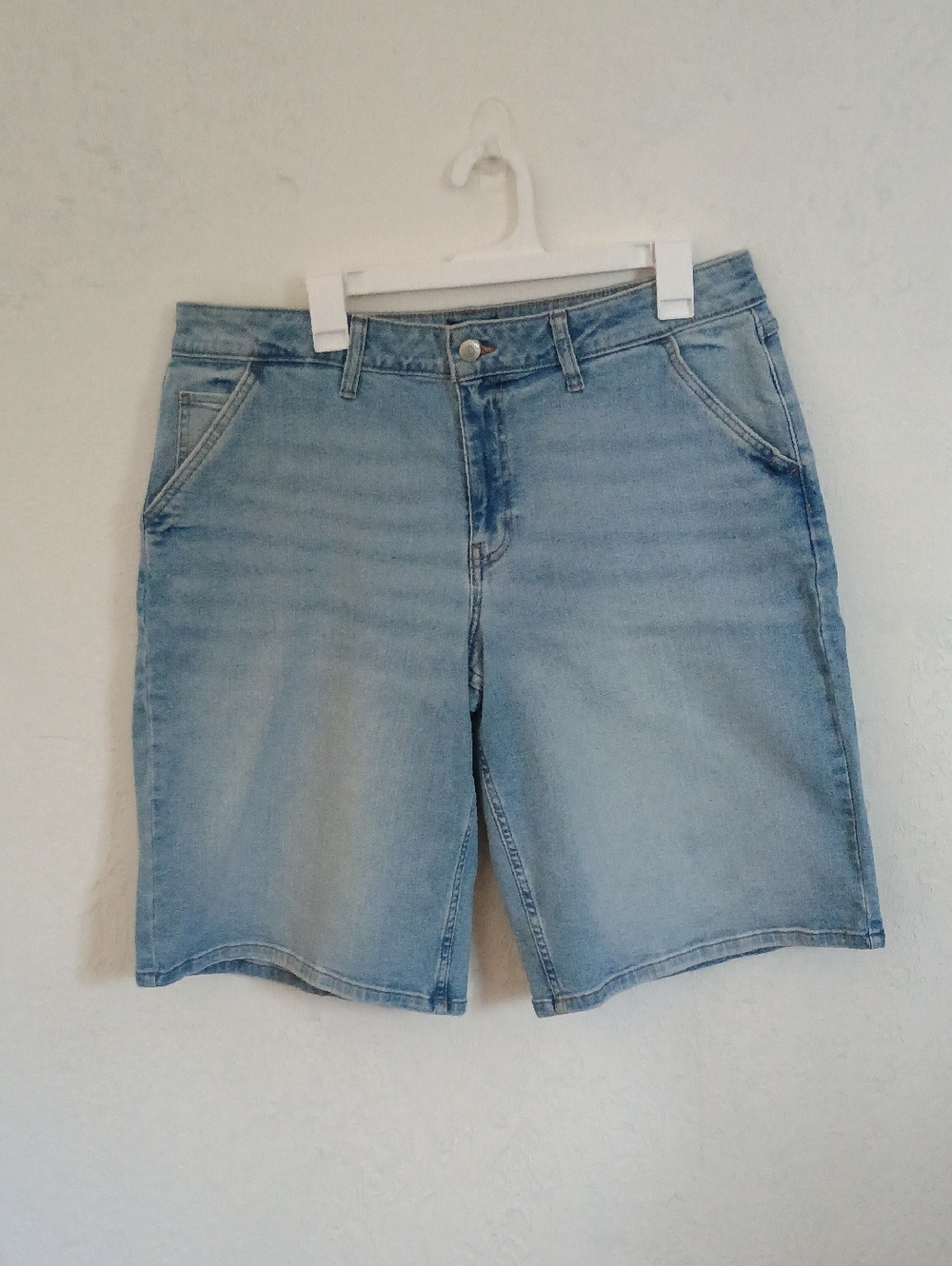 Light Blue Denim Shorts